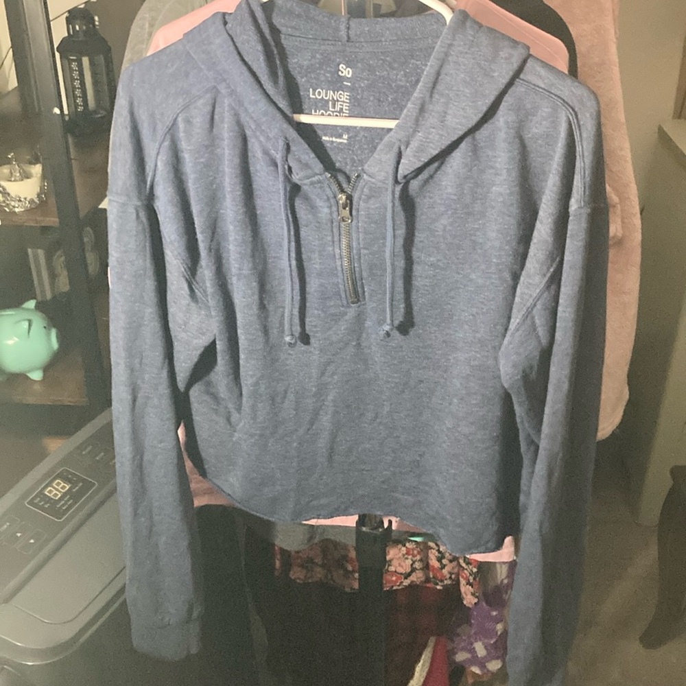 SO Women's Navy Pullover Hoodie